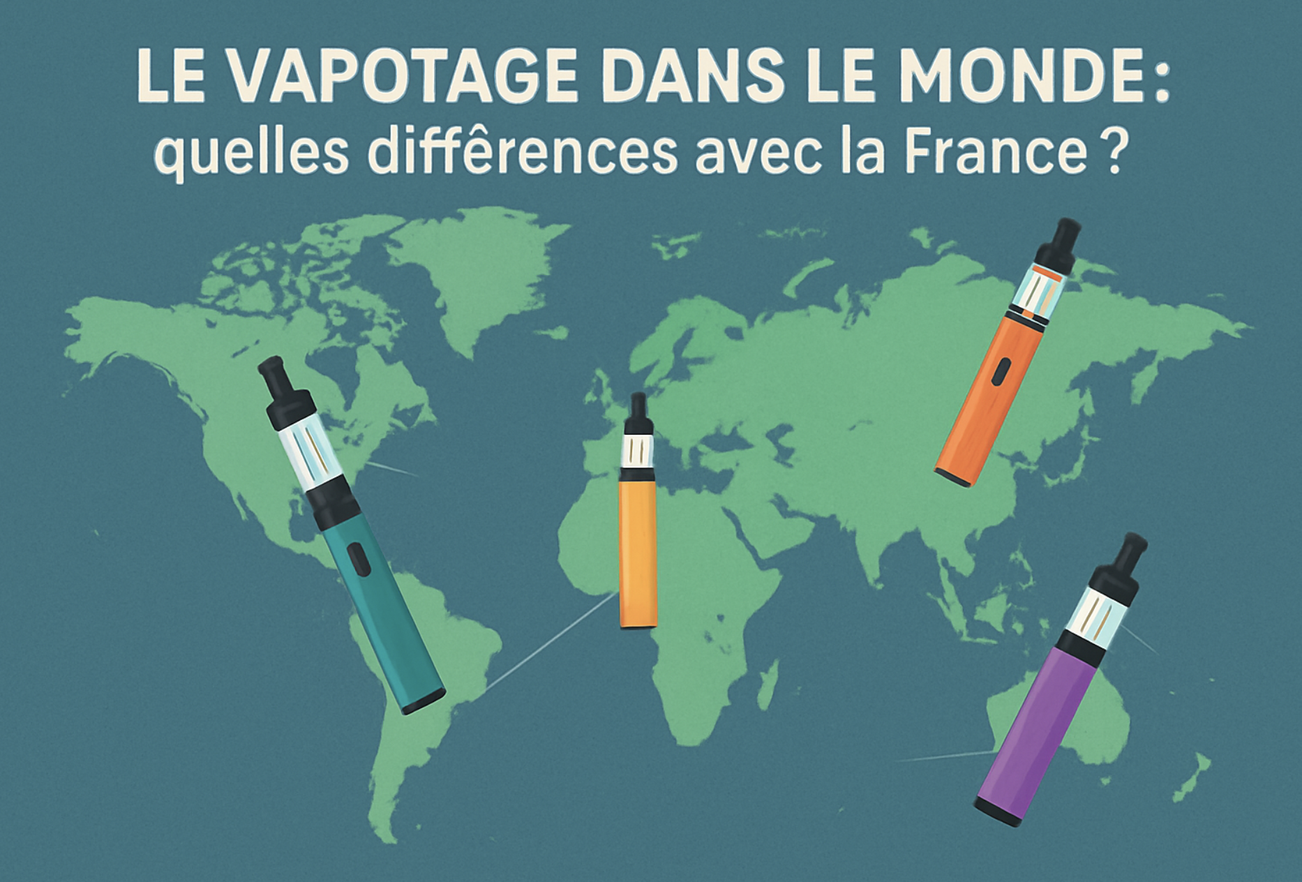 vapote en france et dans le monde